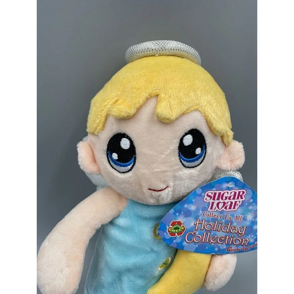 Kellytoy Crescent Moon Bedtime Angel Plush Sugarloaf Holiday Stuffed Doll 12